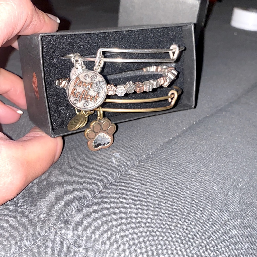 (Worn once) SET OF THREE ALEX & ANI animal lovers